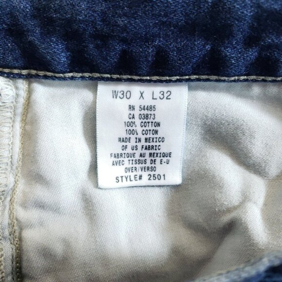 American Eagle Classic Straight Jeans Men's Sz 30x32 Dark Wash - Picture 5 of 7